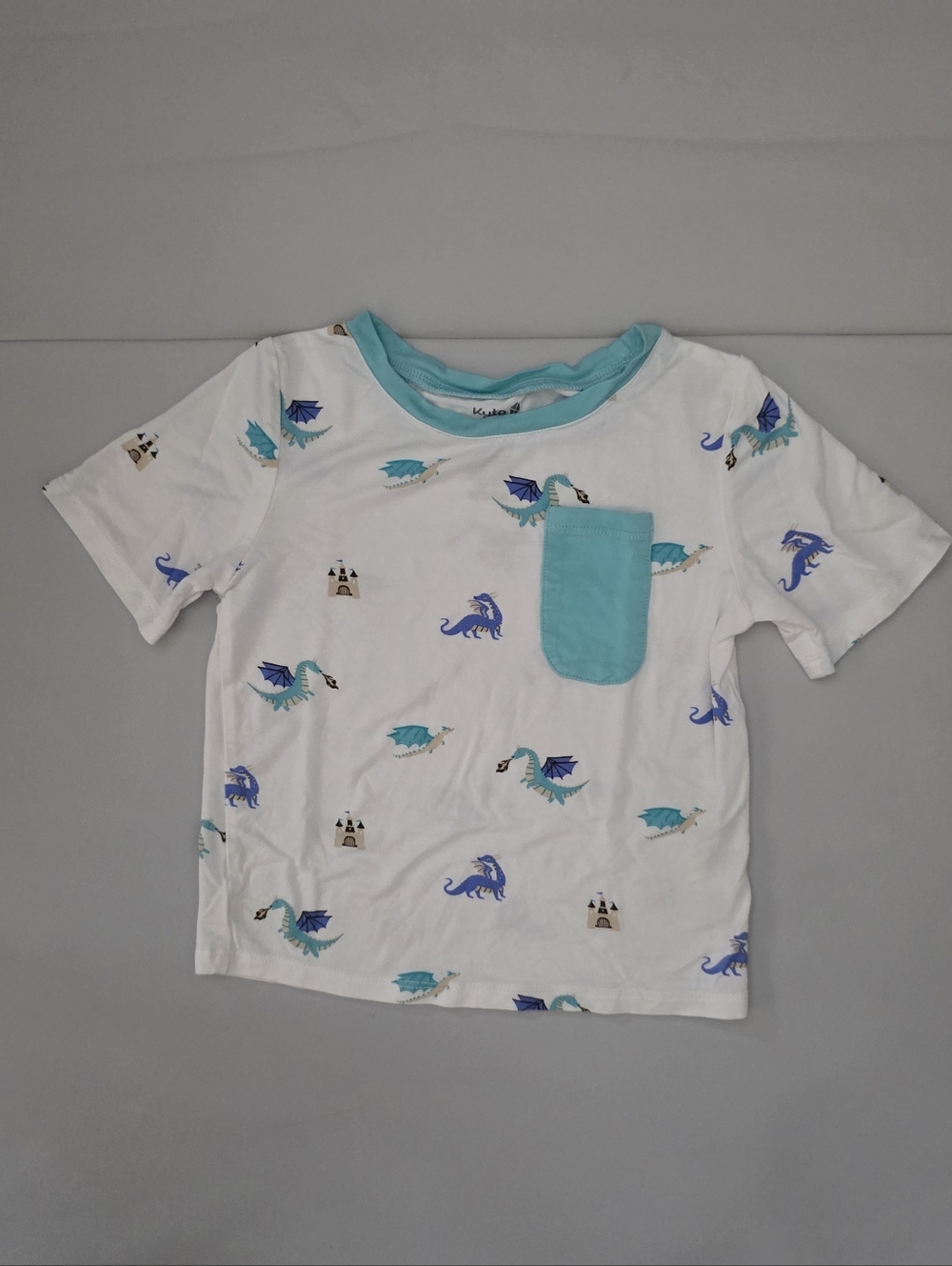 (EUC) Kyte Baby Toddler Crew Neck Tee in Dragon Short Sleeve Size 3T